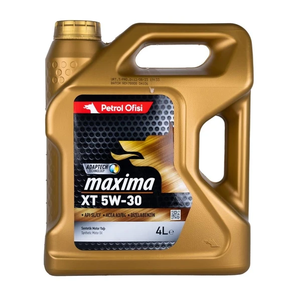Petrol Ofisi Maxima Xt 5w/30 4Lt (Dizel & Benzinli)