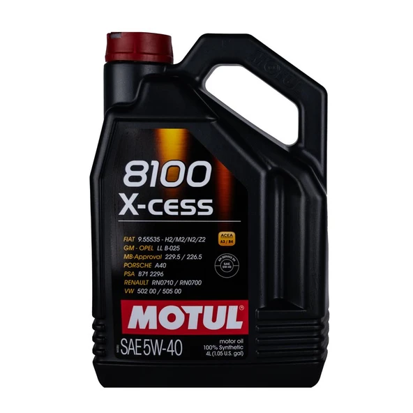 Motul 8100 X-Cess 5w/40 5 Lt (Dizel & Benzinli) ürün görseli