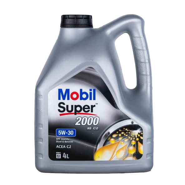 Mobil 5w/30 Super 2000 Xe C2  4Lt (Dizel & Benzinli)