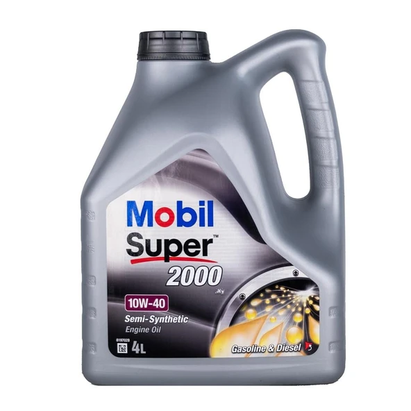 Mobil 10w/40 Süper 2000 4Lt (Dizel & Benzinli)