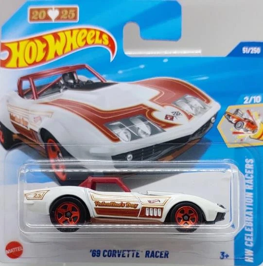 Hot Wheels Tekli Arabalar '69 Corvette Racer HYX01 - 1