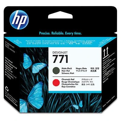 HP CE017A NO 771 MAT SIYAH-KIRMIZI BASKI KAF.