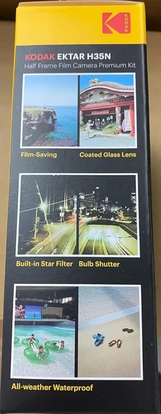 KODAK EKTAR H35N Yarı Çerçeveli Fotoğraf Makinesi - Premium Kit - 11