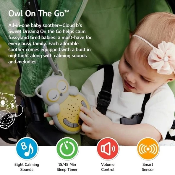 Cloud b Travel Sakinleştirici Işıklı Rahatlatıcı Ses Makinesi - 2
