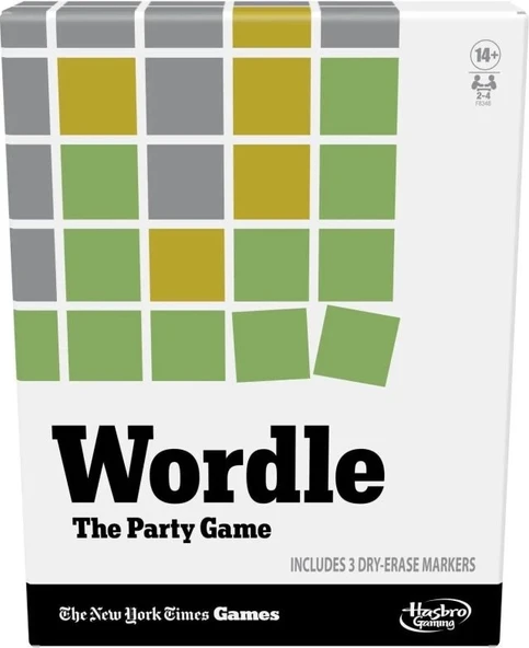 Hasbro Gaming Wordle 2-4 Oyunculu Parti Oyunu Multicolor