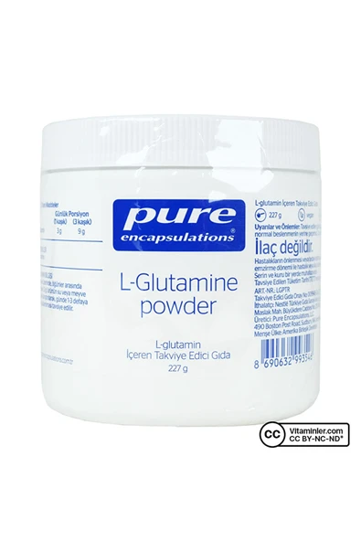 Pure Encapsulations L-Glutamine Powder 227 gr - Resim 2
