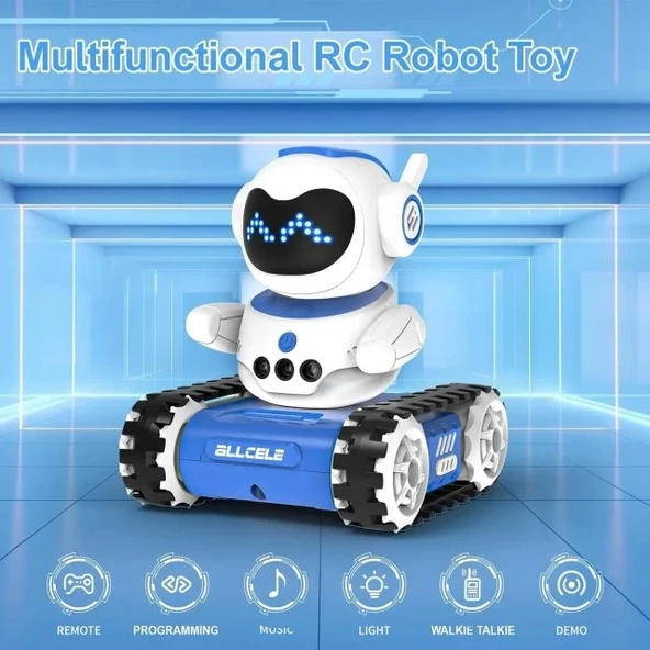 ALLCELE Müzikli ve LED'li Uzaktan Kumandalı Robot - 2
