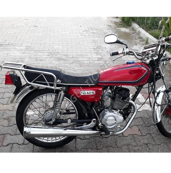 Hsgl Motorsiklet Cg 125 Kırmızı Depo Klasik cg modellere uygun Se - Resim 2