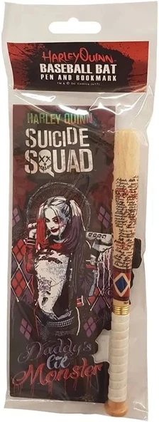 Noble Collection Harley Quinn Beyzbol Sopası Kalemi - 6