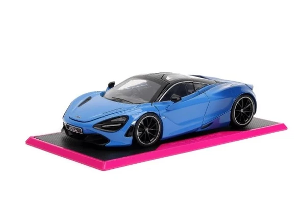 Jada Toys Pembe Slips 1:24 W2 McLaren 720S Die-Cast Araba Tabanlı