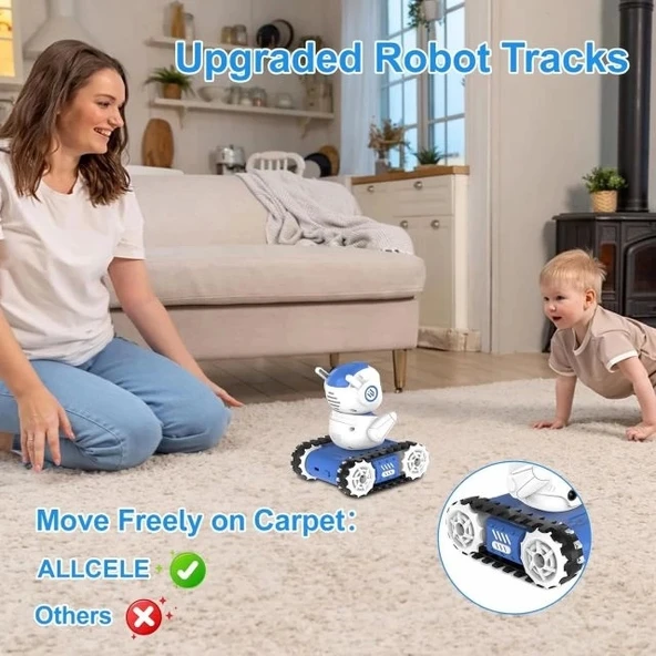ALLCELE Müzikli ve LED'li Uzaktan Kumandalı Robot - 6