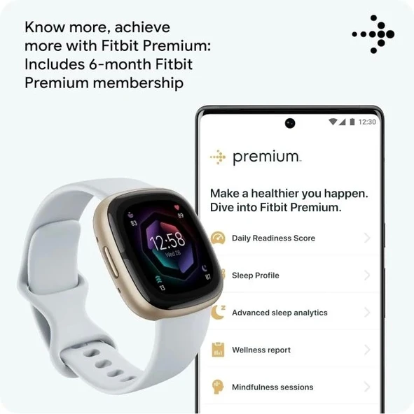 Fitbit Sense 2 Gelişmiş Sağlık ve Fitness Akıllı Saati - 6