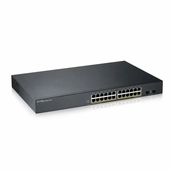 ZYXEL 26 Port Gigabit Ethernet Akıllı PoE Switch GS1900-24HPV2
