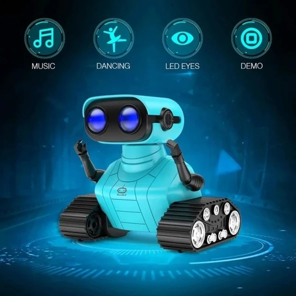 ALLCELE Müzikli ve LED'li Uzaktan Kumandalı Robot - 2