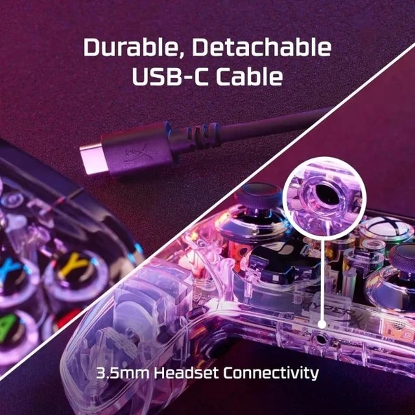 HyperX Clutch Gladyatör Kablolu Kontrol Cihazı - 8