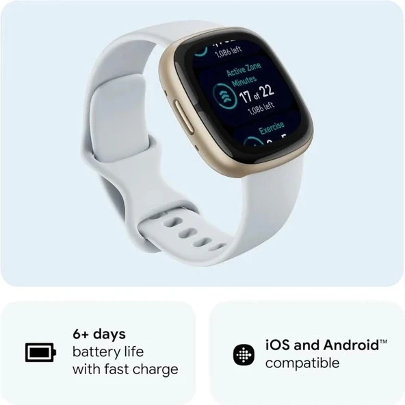 Fitbit Sense 2 Gelişmiş Sağlık ve Fitness Akıllı Saati - 7