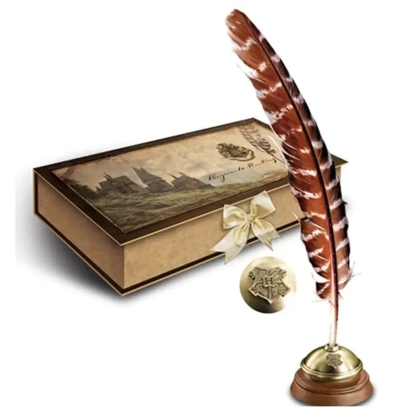 Noble Collection Harry Potter Hogwart'ın Standlı Yazma Tüyü