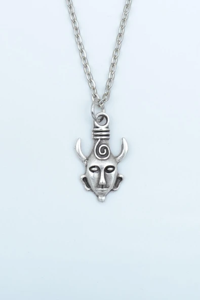 Supernatural - Dean Winchester Gümüş Kaplama Düz Zincir Kolye ürün görseli 1