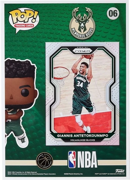 Funko Pop! NBA Trading Cards: Giannis Antetokounmpo Figürü - 5