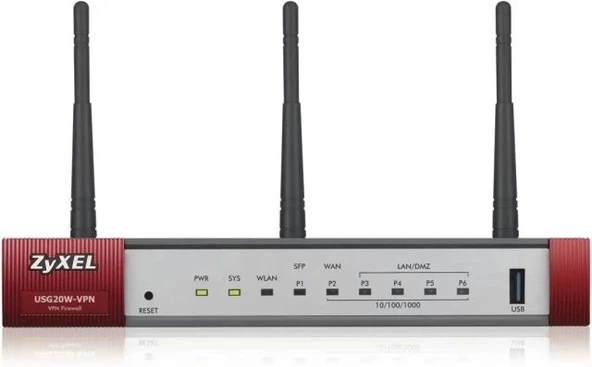ZyXEL Yeni Nesil VPN Güvenlik Duvarı USG20W-VPN 1 WAN - 2