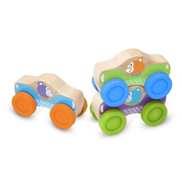 Melissa & Doug Hayvan İstifleme Arabaları