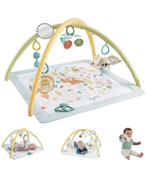 Fisher-Price Simply Senses Yenidoğan Bebek Aktivite Matı Çok Renkll