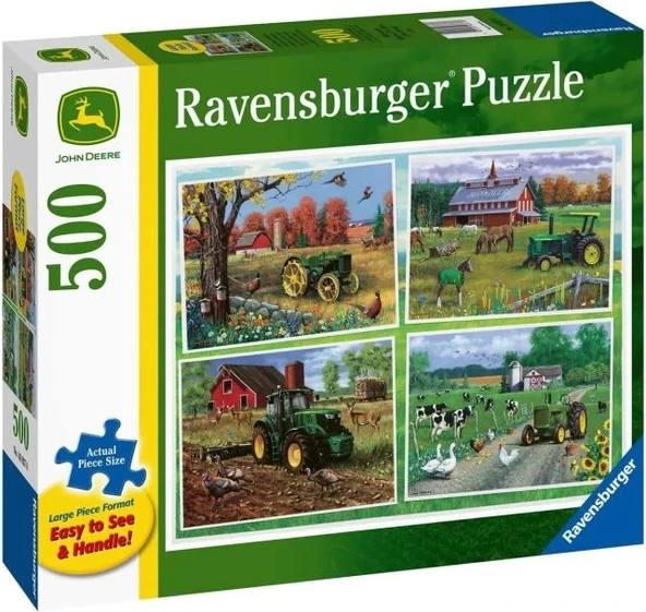 Ravensburger John Deere 500 Parça Büyük Yapboz - 16837