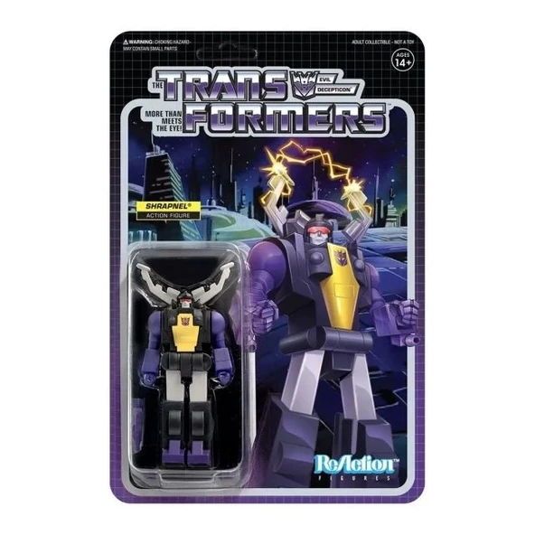 Super7 Transformers Soundwave Aksiyon Figürü Shrapnel