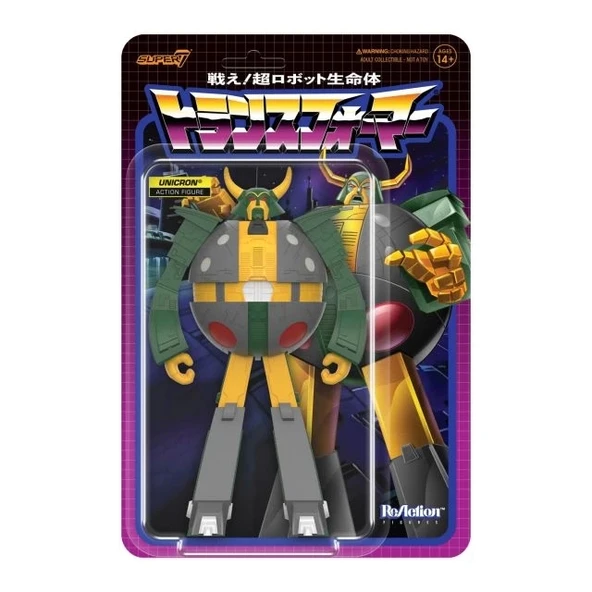 Super7 Transformers Soundwave Aksiyon Figürü Unicron (Prototype)