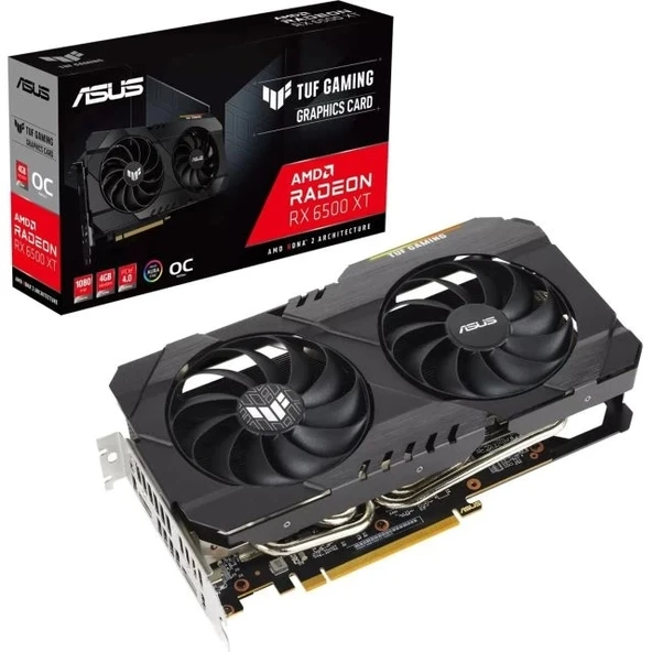 ASUS TUF AMD Radeon RX 6500 XT OC Edition Ekran Kartı
