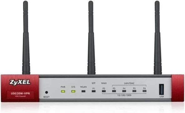 ZyXEL Yeni Nesil VPN Güvenlik Duvarı USG20W-VPN 1 WAN - 9