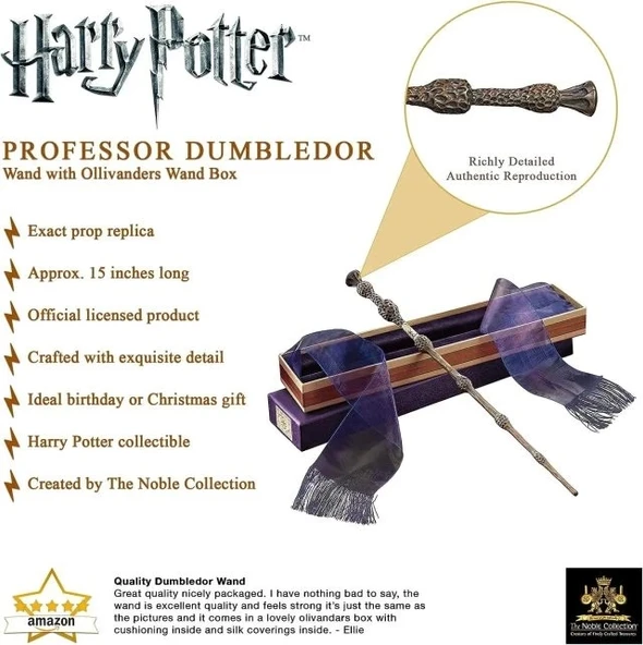 The Noble Collection Harry Potter Mürver Asa ve Ollivander Kutusu - 3