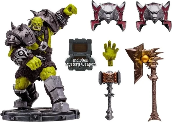 McFarlane - World of Warcraft - Orc: Shaman/Warrior Figürü (Rare) - 4