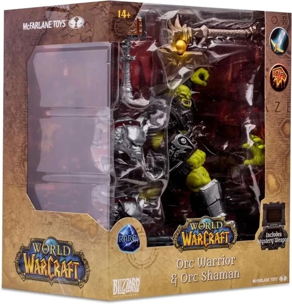 McFarlane - World of Warcraft - Orc: Shaman/Warrior Figürü (Rare) - 11