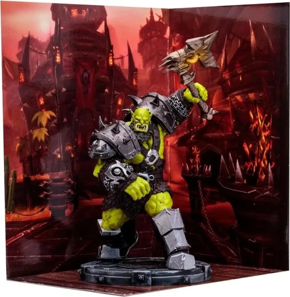McFarlane - World of Warcraft - Orc: Shaman/Warrior Figürü (Rare) - 9