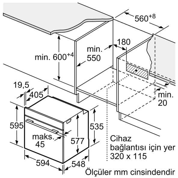 Siemens HJ852GYW0T iQ500 Beyaz Ankastre Fırın - 4