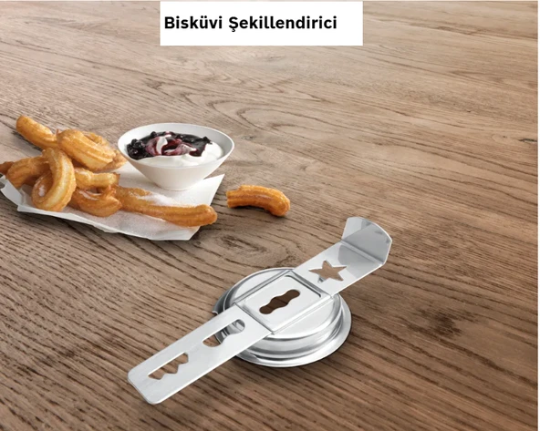 BOSCHMUM6 MUM8 MUM9 VE KIYMA MAKİNESİ UYUMLU PASTA BİSKÜVİ ŞEKİLLENDİRİCİ - 3