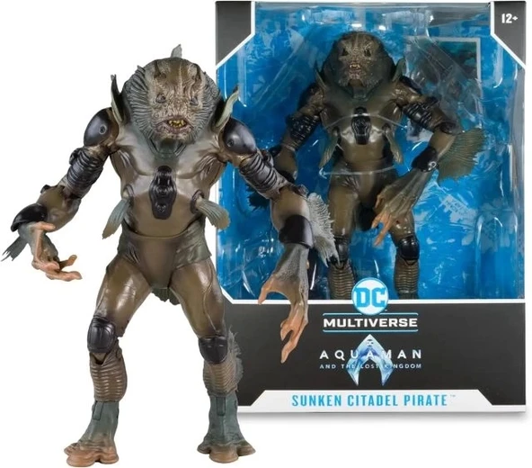 DC Multiverse - Aquaman 2 Movie - Sunken Citadel Pirate Mega Figürü - 8