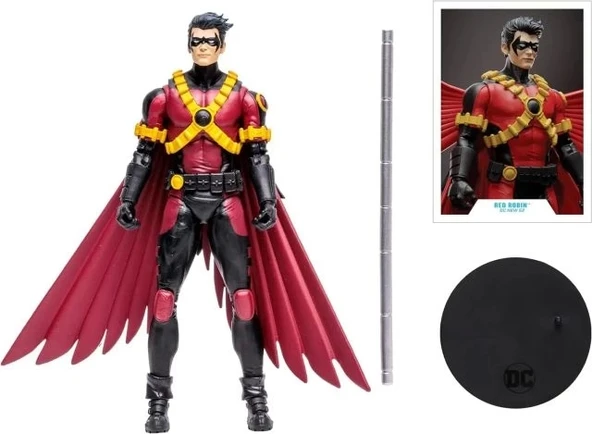 McFarlane Toys Batman DC Multiverse Red Robin Action Figürü - 4