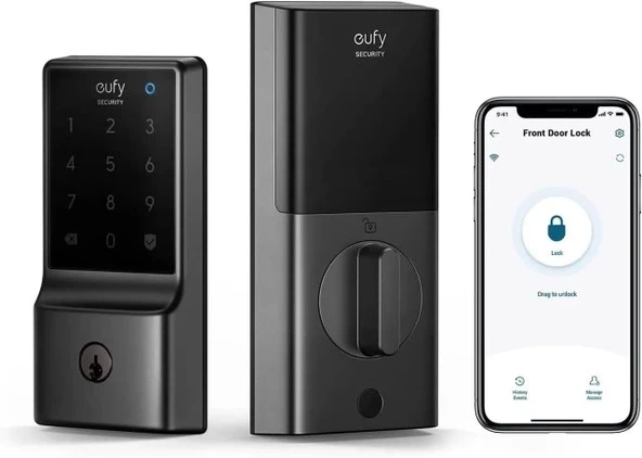 Eufy Güvenlik Akıllı Kilit C210 Black