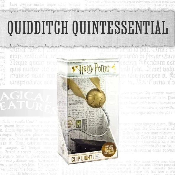 Paladone Altın Snitch Harry Potter Temalı Okuma Işığı - 2