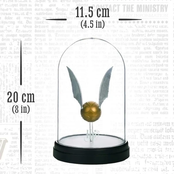Harry Potter Levitating Altın Snitch Işığı Masa Lambası Aksesuarları - 5