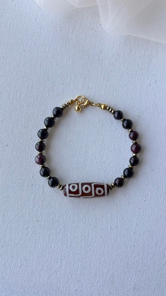 Granat taşı (lal taşı) bileklik - 4