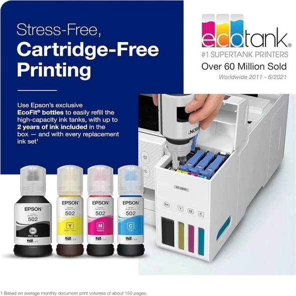 Epson EcoTank ET-2850 Supertank Yazıcı - 2