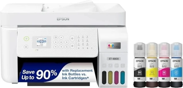 Epson EcoTank ET-4800 Supertank Yazıcı White