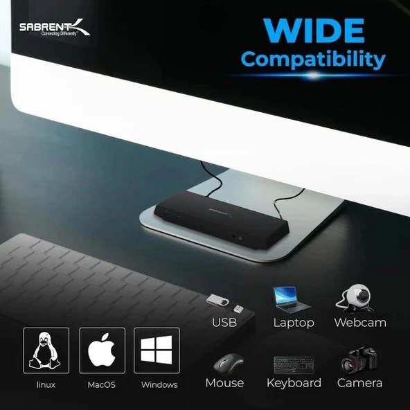 SABRENT USB Tip C Bağlantı İstasyonu (DS-WSPD) - 6