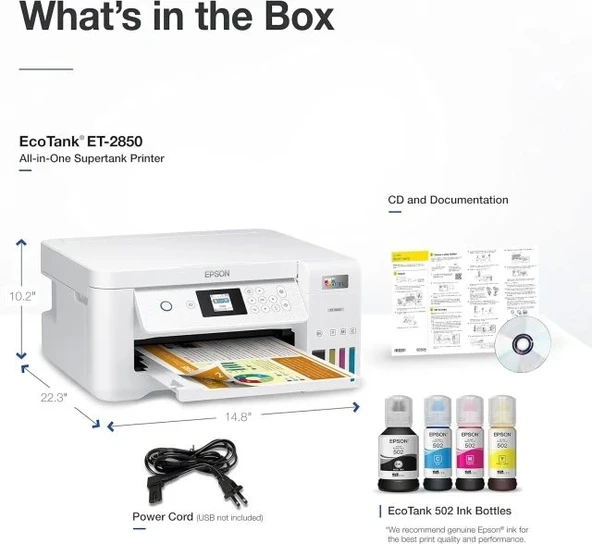 Epson EcoTank ET-2850 Supertank Yazıcı - 5
