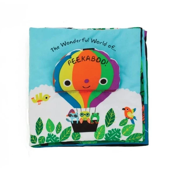 Melissa & Doug Yumuşak Etkinlik Bebek Kitabı - Peekaboo'nun Harika Dünyası!