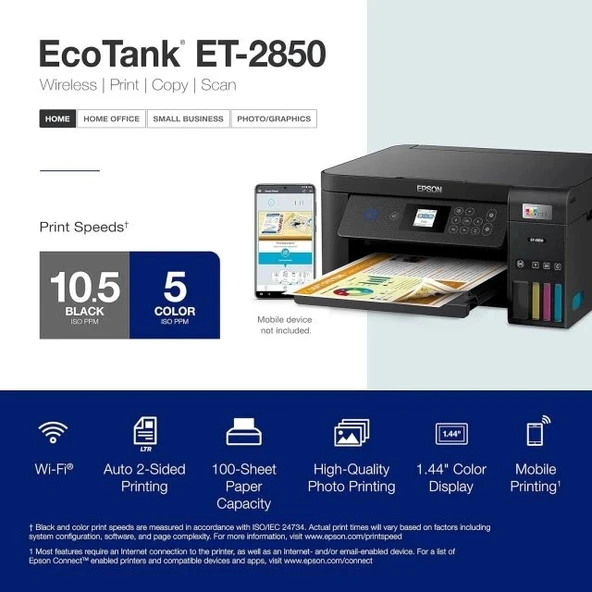 Epson EcoTank ET-2850 Supertank Yazıcı