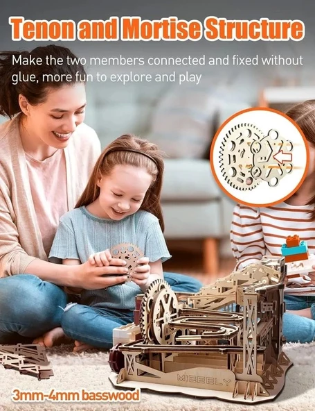Miebely 3D Ahşap El Sanatları Puzzle - 7